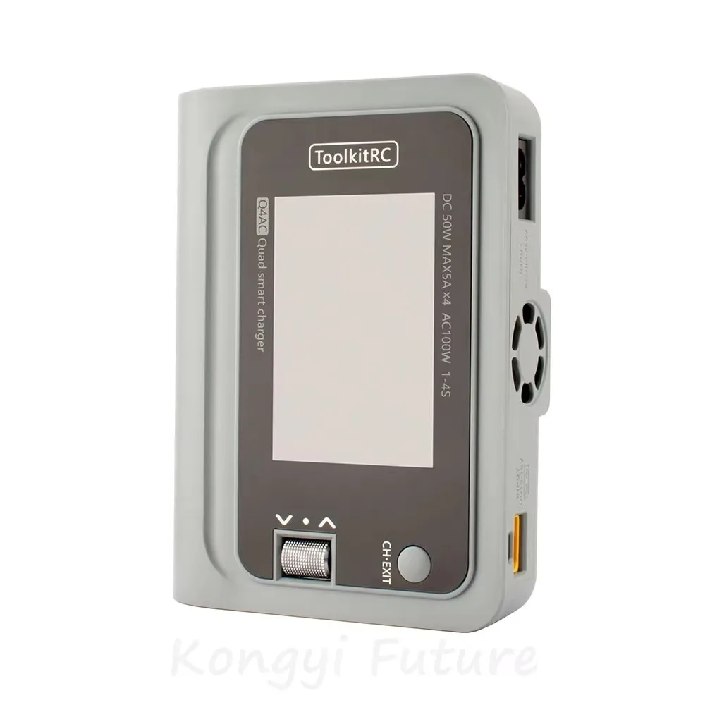 BoMsToolkitRC Q4AC 4-Port Smart Charger 4x50W 5A IPS Display XT60