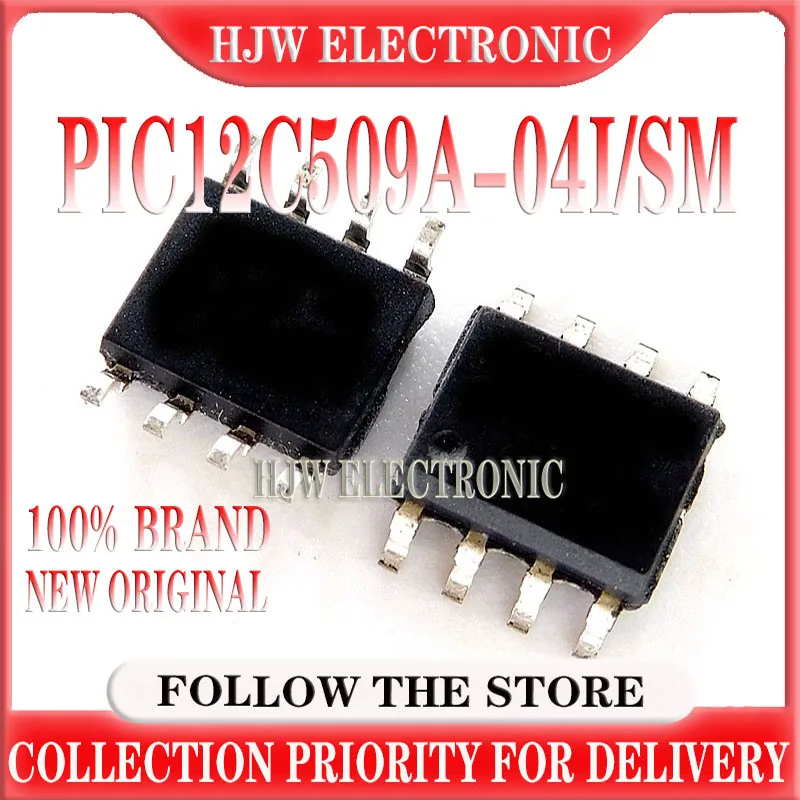 

10-100PCS PIC12C509A-04I/SM SOIC-8 Microcontroller / 8-Bit Chip New Original Stock