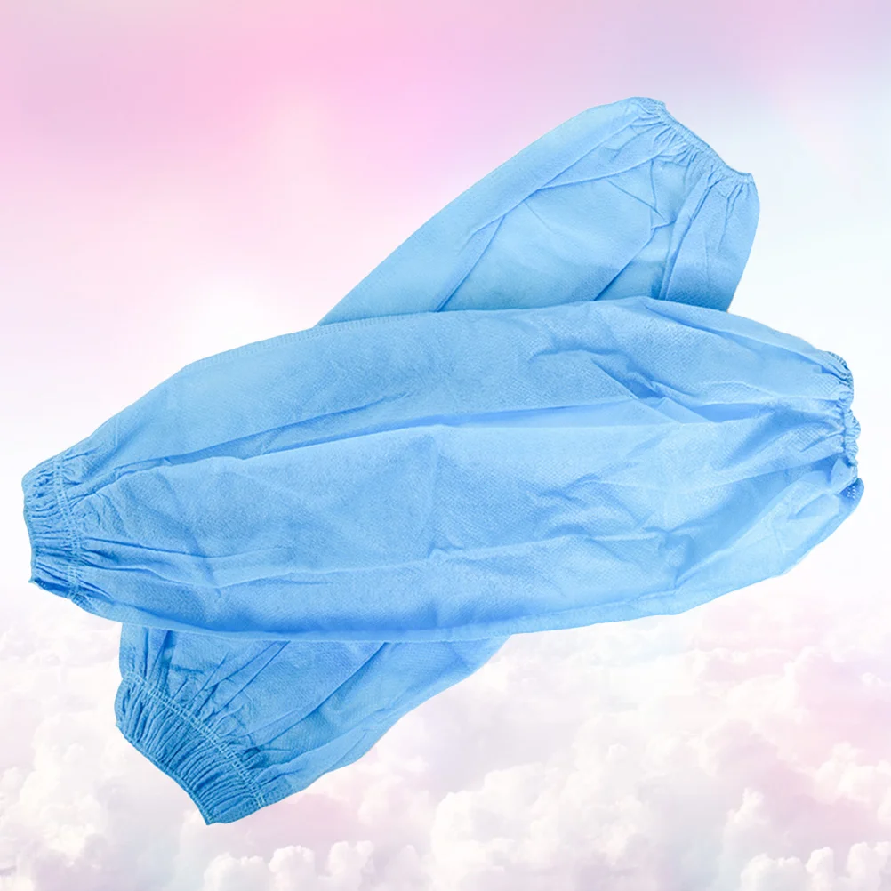 10Pcs Eco Friendly Disposable Arm Sleeves Waterproof Oil Resistant Kitchen Cleaning Sleeves for Cooking Durable Breathable