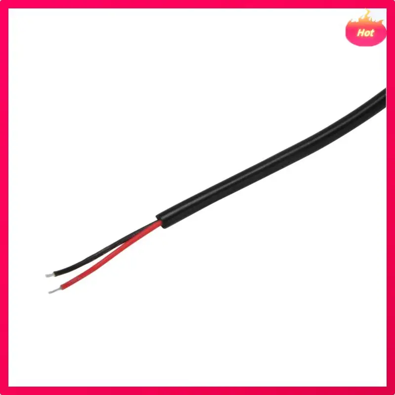 AYHF 50Pcs Replacement Male Plug To Bare Wire Open End TS 2 Pole Mono 1/8Inch 3.5Mm Plug Jack Connector Audio Cable Repair