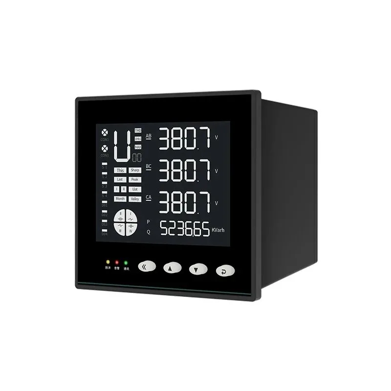 ELECTRICAL POWER CONSUMPTION 4G POWER QUALITY DIGITAL PANEL METER 96*96MM MODBUS RTU RS485 ELECTRICITY MONITORING DEVICE
