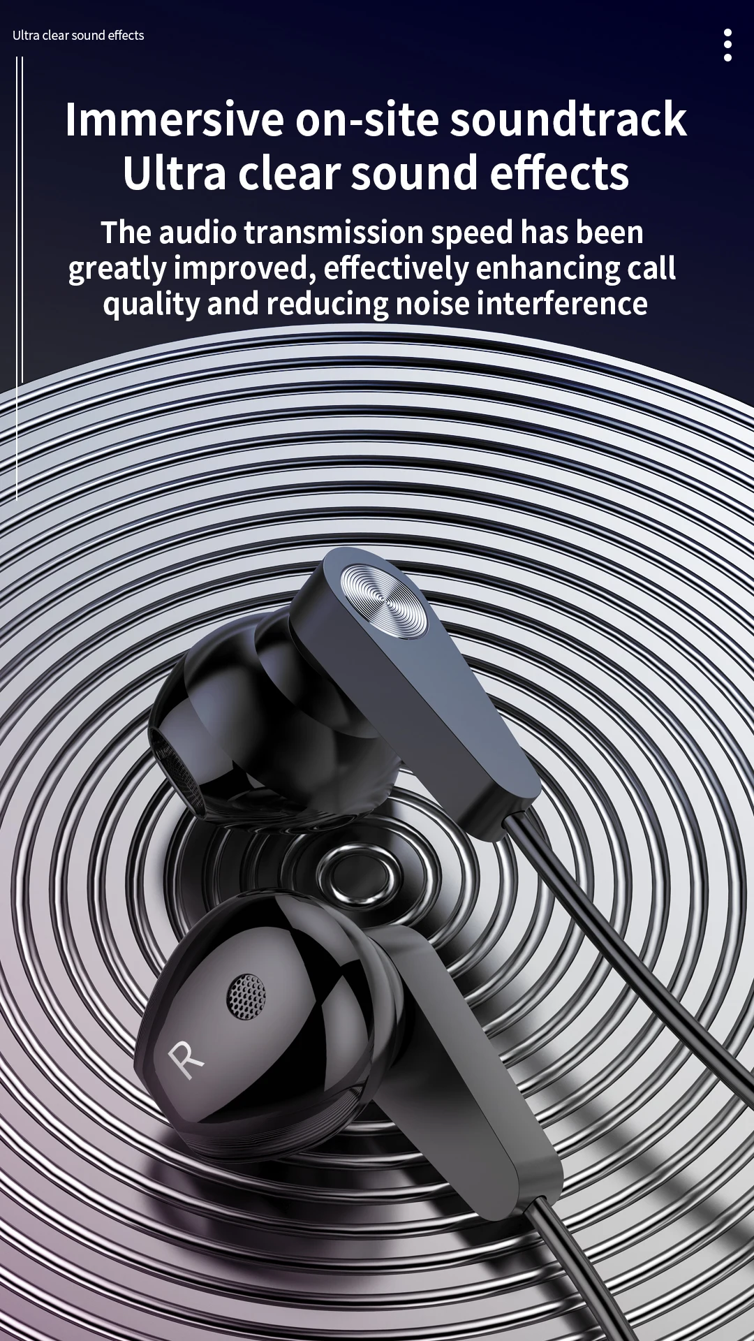 USB C Headphone For Samsung HiFi Dolby Audio In-ear Noise Cancelling Music Type C 3.5mm Wired Earbuds For Galaxy S25 S24 Ultra