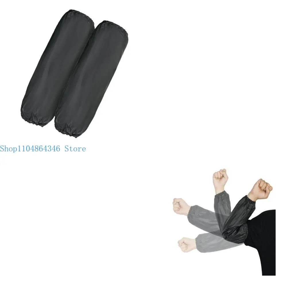 5asd Waterproof Oil Resistant PVC Arm Sleeves Long Length Protections for Work