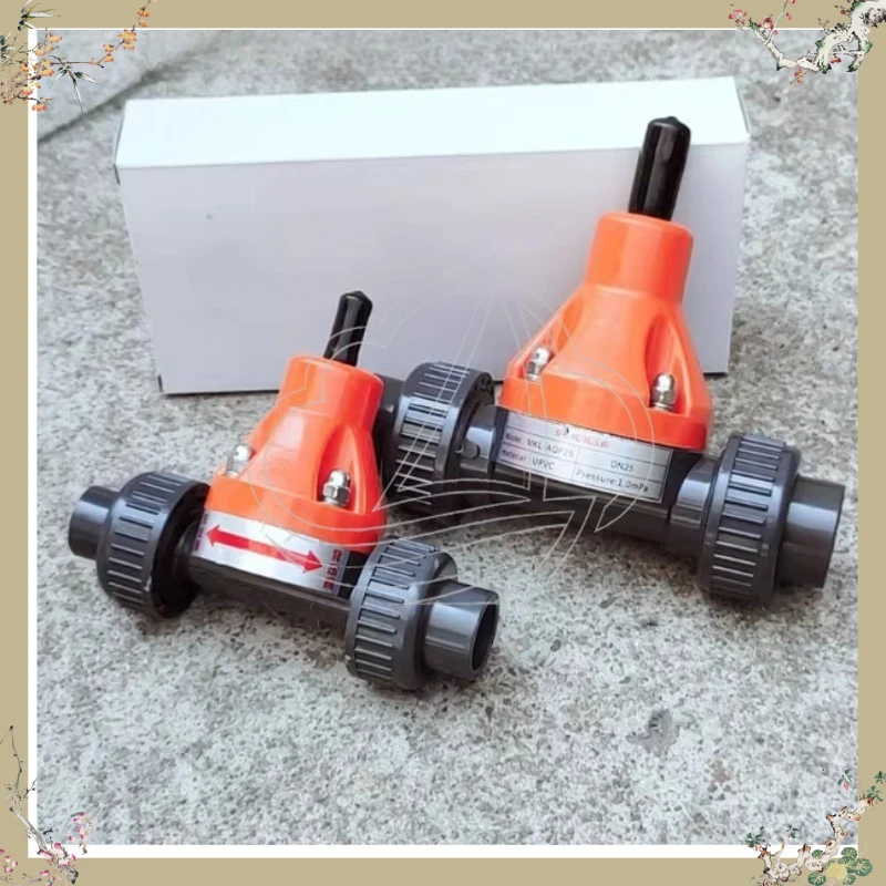 DN15/20/25 UPVC Back Pressure Valve, Corrosion Resistant Relief Valve for Metering Pumpt