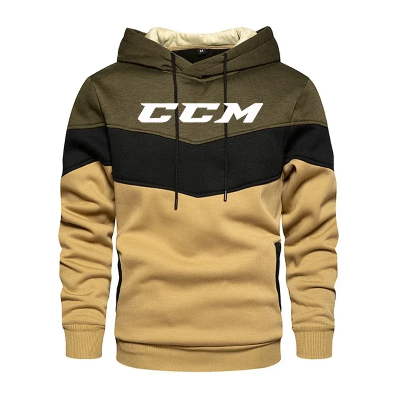 CCM 2024 Autumn/Winter New Men\'s Sports Hoodie Men\'s Fashion Printed Long Sleeve Men\'s Sports Fitness Hoodie Couple