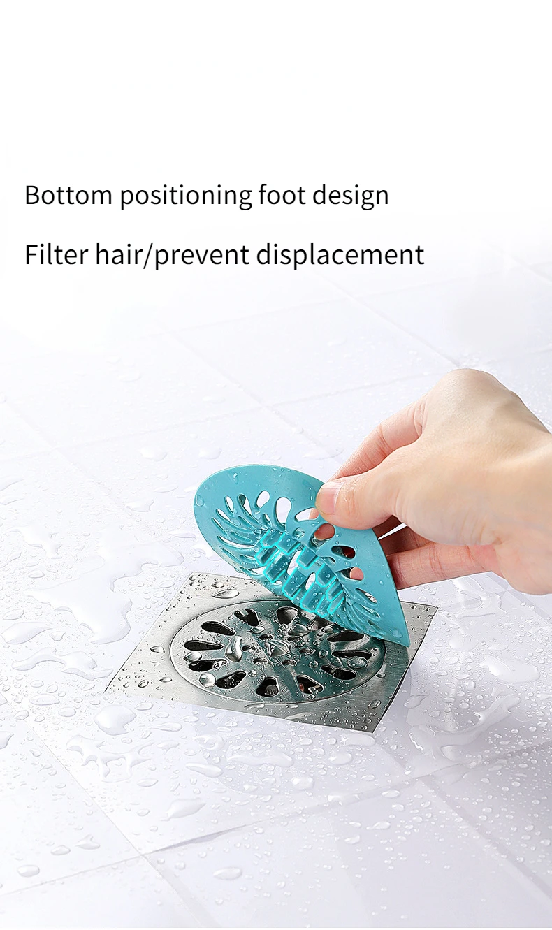 Anti clogging floor drain cover in kitchen, bathroom, hair sink, filter screen, hair drain, bathroom, floor drain cover