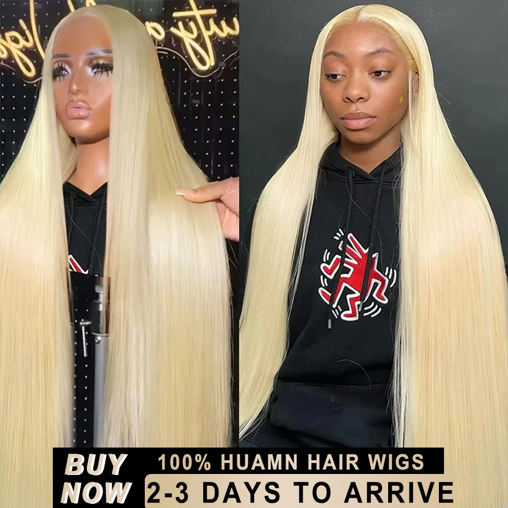 Perruque Lace Frontale HD 13x6 Straight Cheveux Humain 613 Blonde Lisse Raide Perruques Brésilienne Remy Cheveux Humains 30 40 Pouces Pour Femme Noires Pré-épilée Nœuds Blanchis 100% Cheveux Naturels human hair wigs