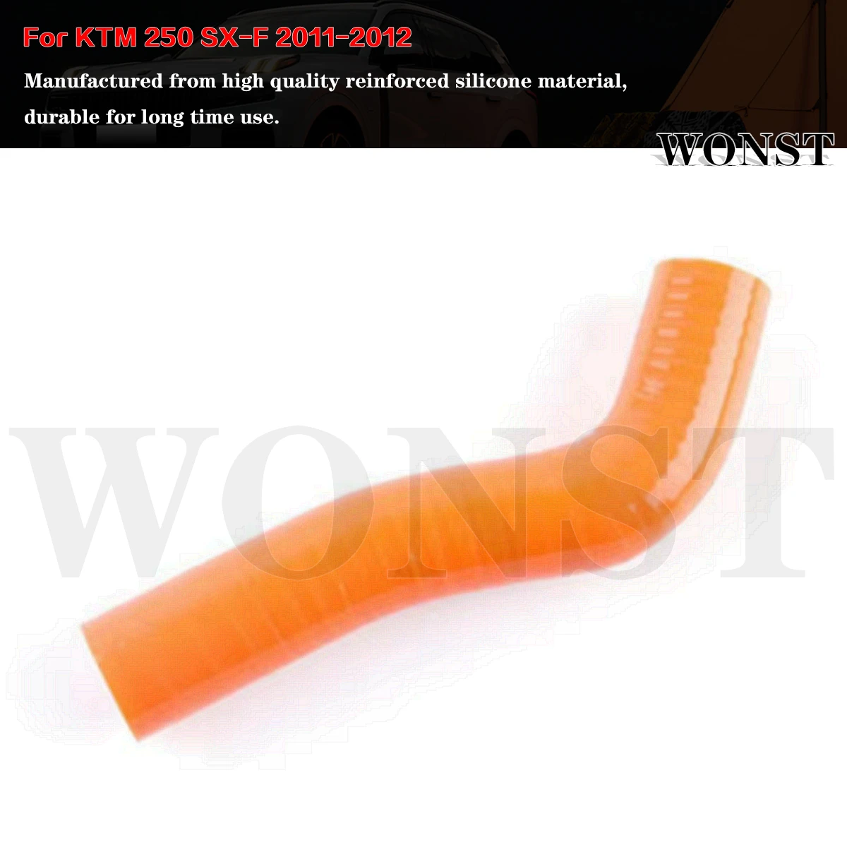 3PCS Motorcycle Silicone Radiator Coolant Hose Kit For KTM 250SXF 250 SX-F 2011-2012