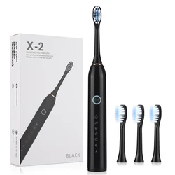 Electric Toothbrush Rechargeable Cleaning Device Portable Teeth Cleaner for Oral Care Teeth Whitening Waterproof Type-C Charging