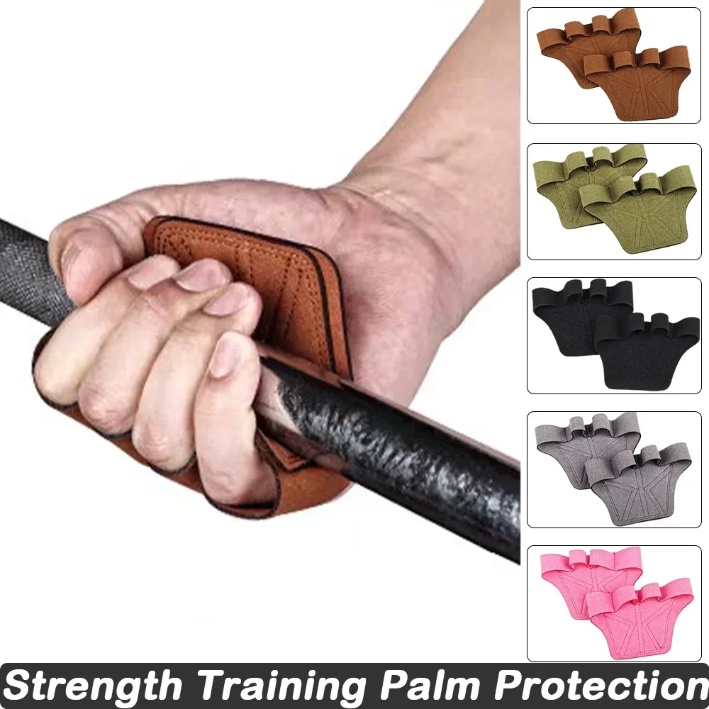 

Strength Training Palm Guard Weight Lifting Palm Protection Dumbbells Weight Lifting Gloves Men Antislip Wearproof Palm Guard