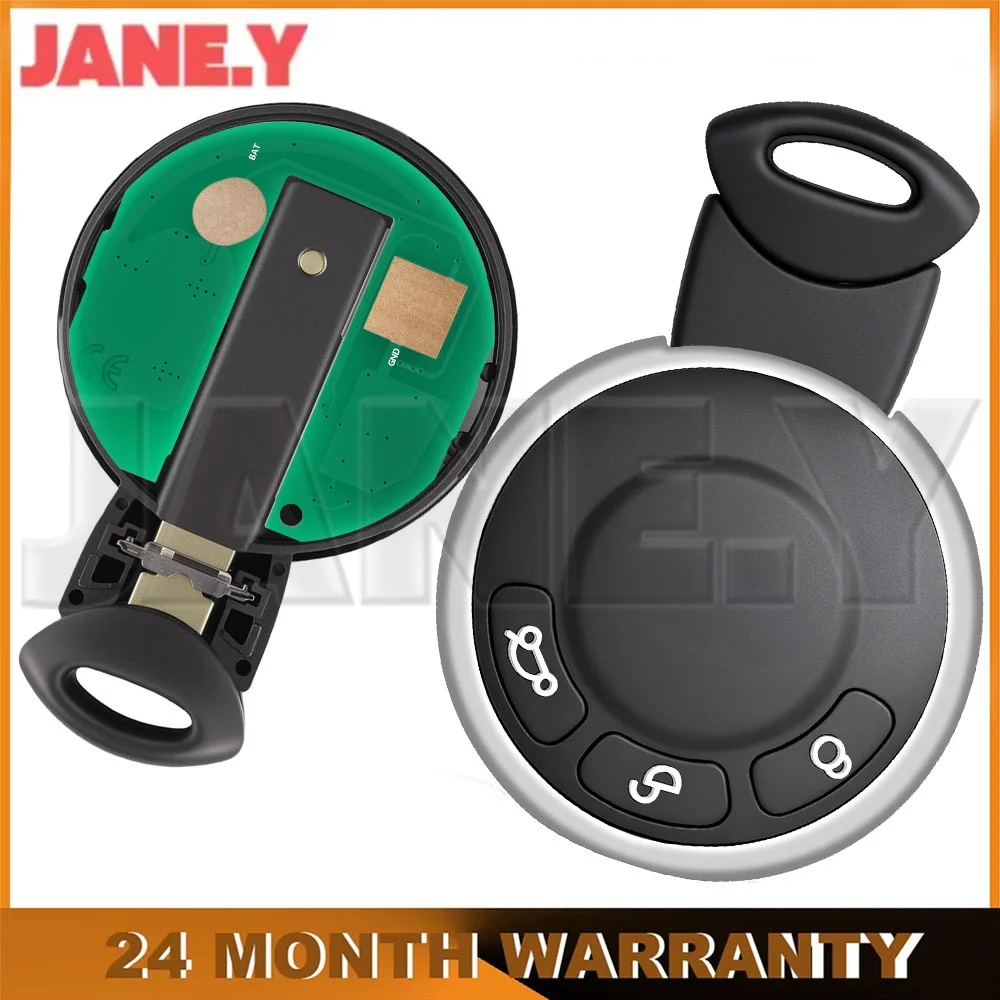 KR55WK49333 For BMW Mini Cooper Cas3 System Id46 Pcf7953 315 / 433 / 868/315LPMhz 3Buttons Remote Control Car Key Fob Smart Key