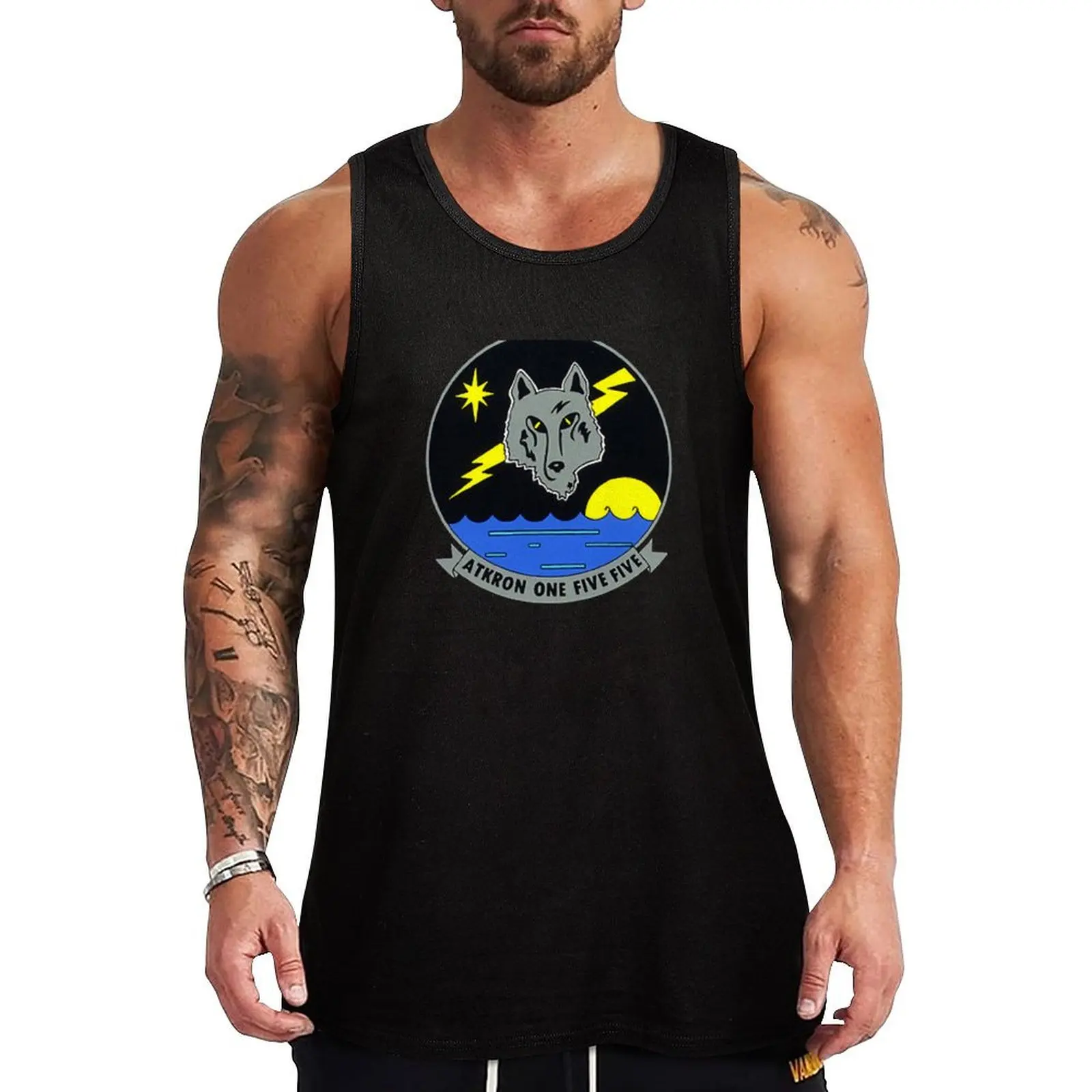VA-155 ATTACK SQUADRON STORE Tank Top Fitness Gym Tank Top Quick Dry Lightweight Shirt