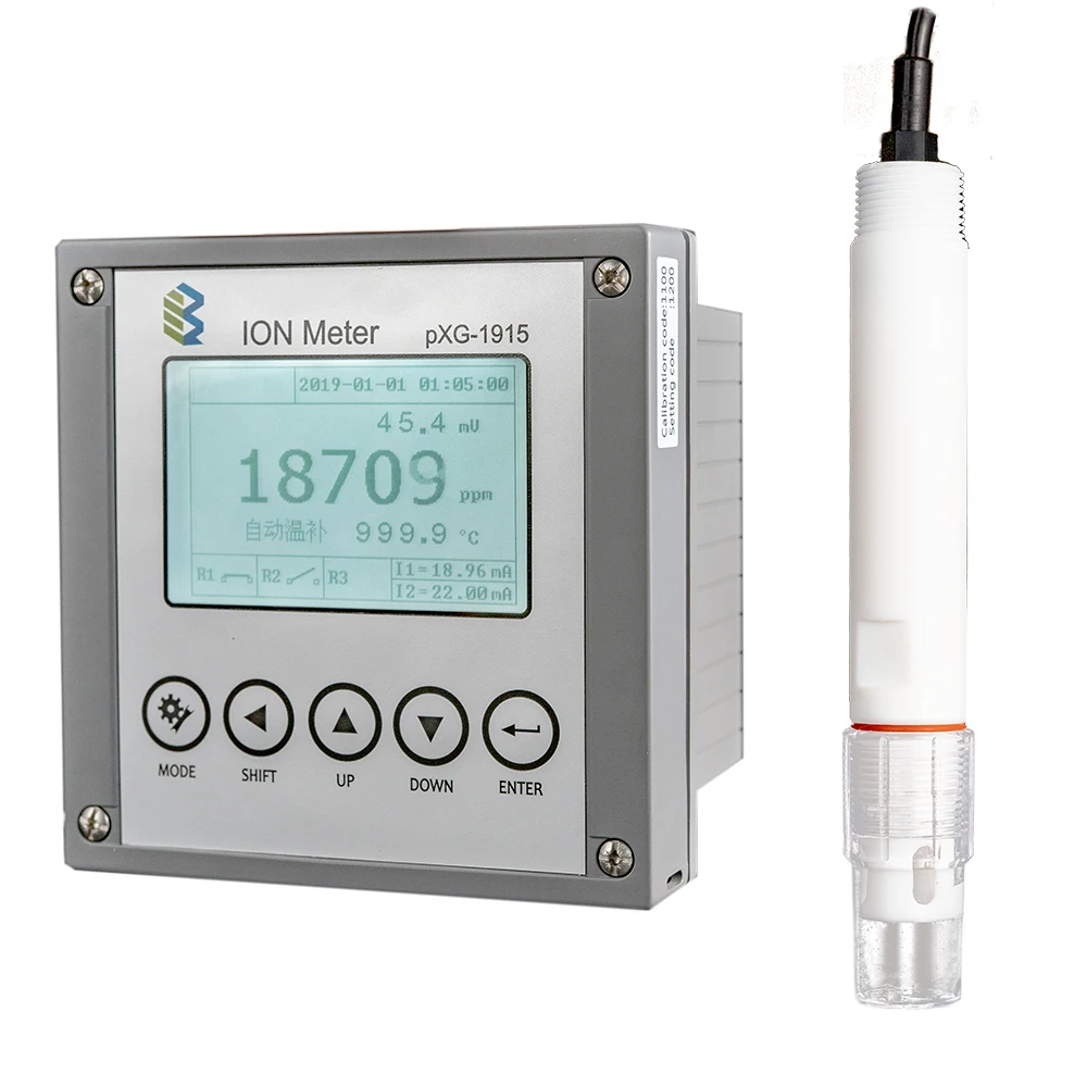 High Quality Fluoride / Ammonia / Nitrate / Chloride Ion Sensor Chloride Water Treatment Ion Meter OEM Odm