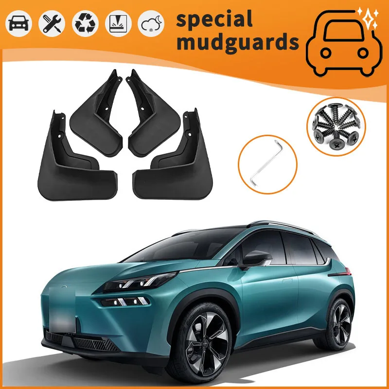 

For GAC Aion V Plus 21-22 models Mudguards Fender Mudflaps Front Rear Flares Splash Guards Cover Car Accessorie