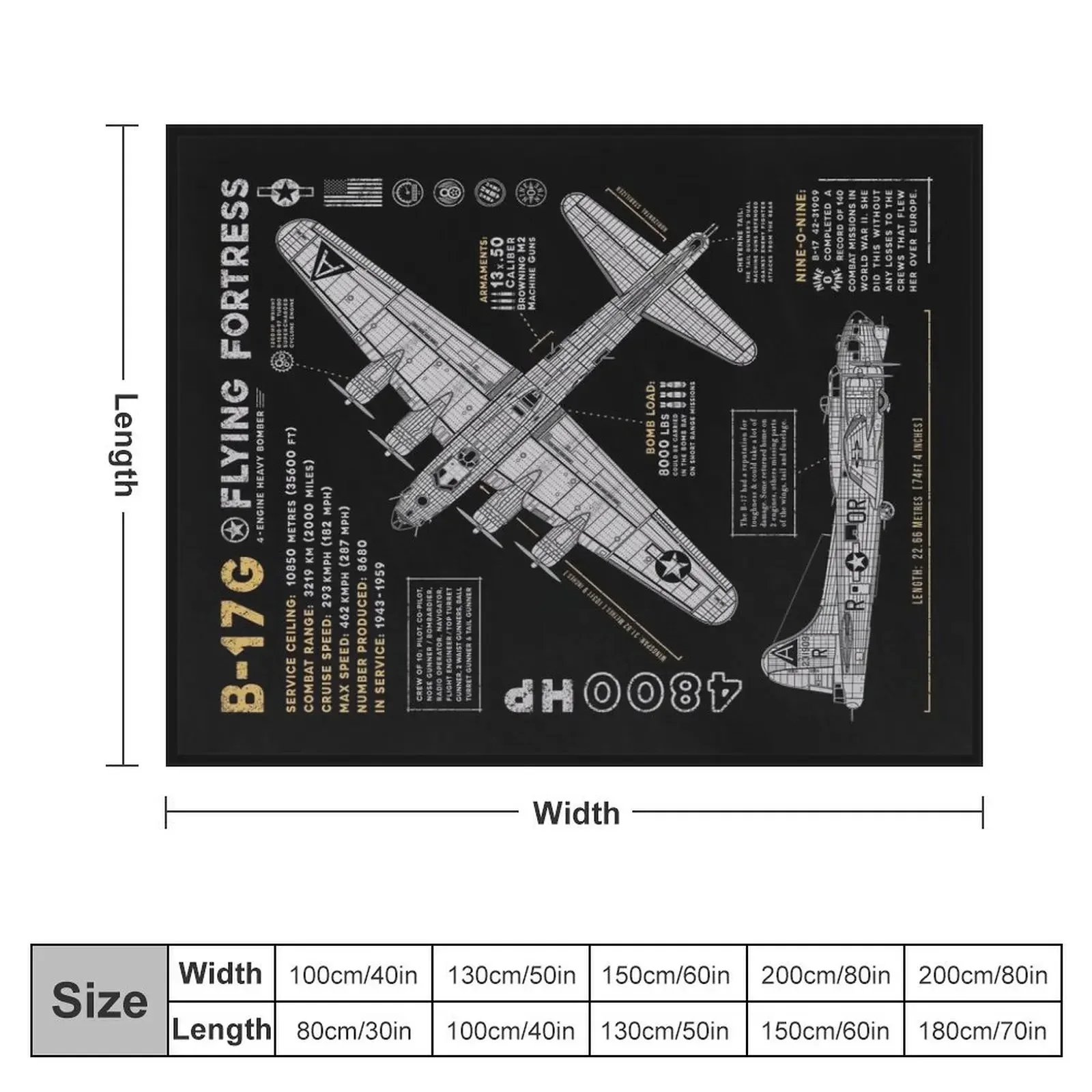 B17 Flying Fortress Throw Blanket Polar Comforter Sofa Quilt Luxury Throw Blankets