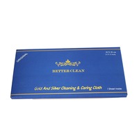 30 X 30CM Large Size Silver Gold Plantinum Stainless Jewelry Polishing Clean Cloth Blue Shell Microfiber Suede Fabric