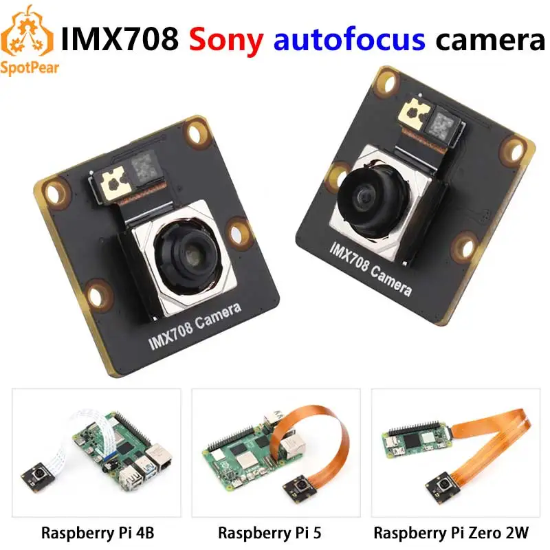 

Raspberry Pi Camera 12MP Sony IMX708 autofocus HDR Module 3 Sensor Assembly