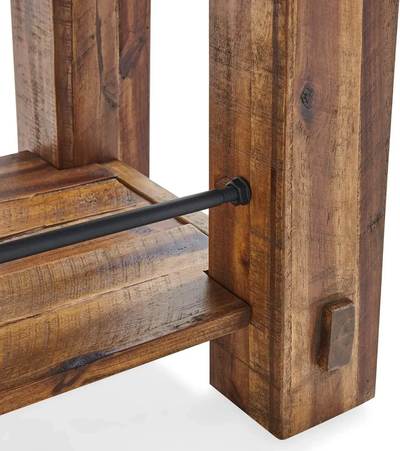 Mesa de console de madeira industrial Good Furniture 54" L