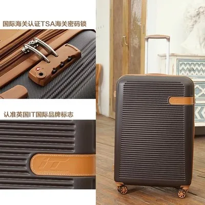 travel tale Perfect Large Capacity High Quality 20/26/30 Inch Size PC Rolling Luggage Spinner Brand Travel Suitcase