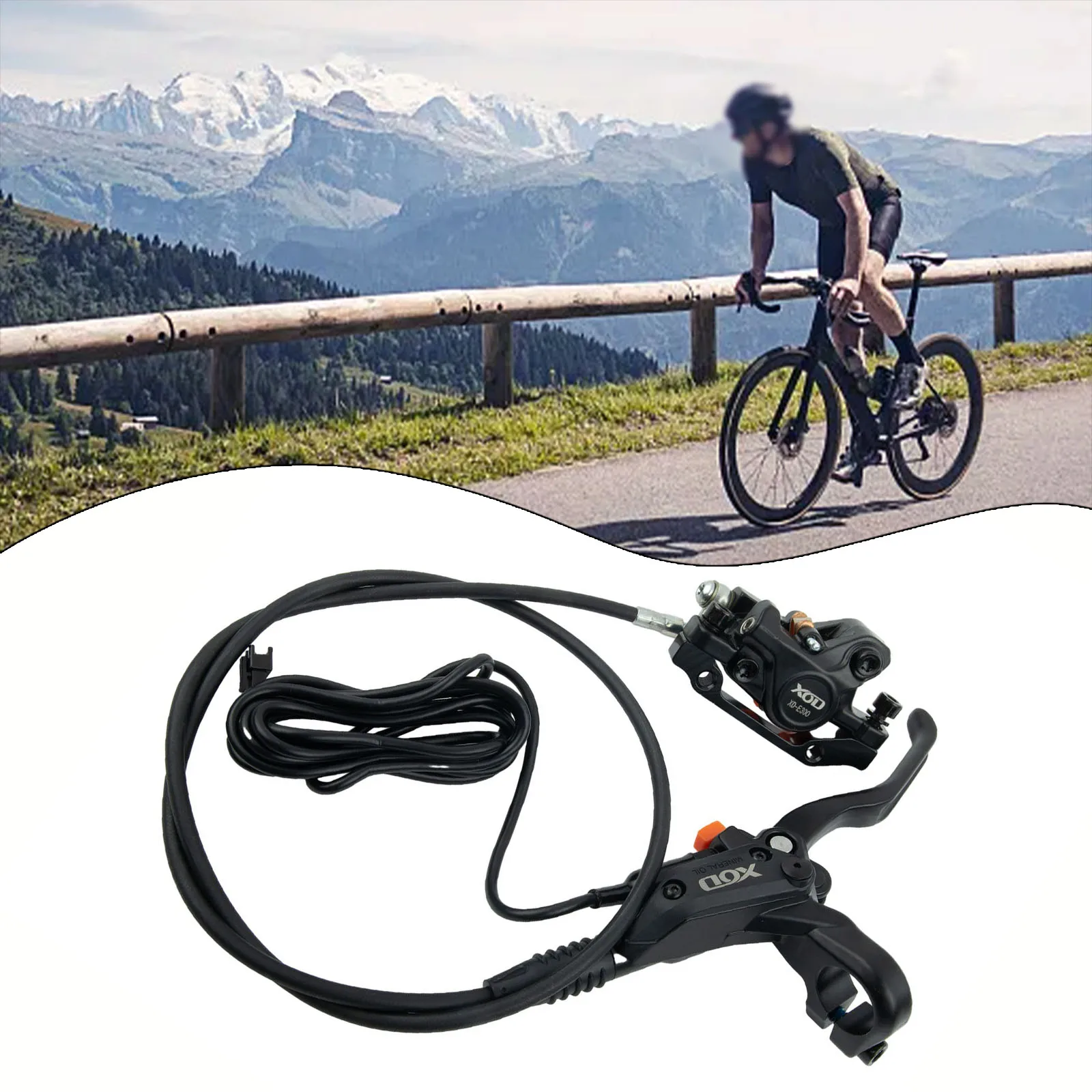 Smooth and Safe Riding with High Quality Hydraulic Disc Brake Set and Electric Power Control Shifter for MTB Bikes