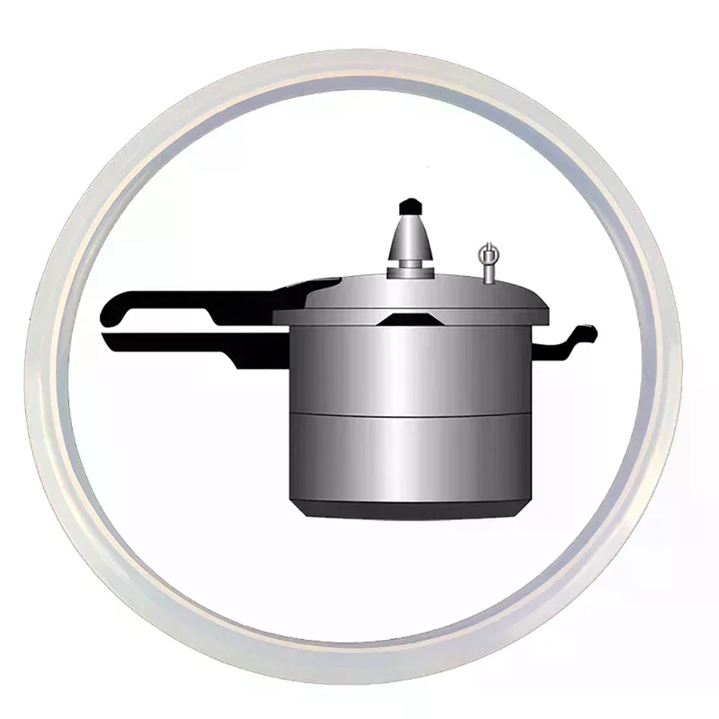 Universal Multi Size Pressure Cooker Sealing Ring Silicone O Replacement Accessory Aluminum No Leak Safe Fit