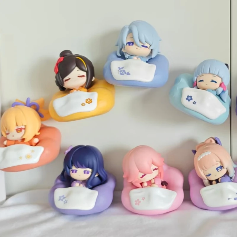 2026 Genshin Impact Chibi Fridge Magnet Blind Box Cute Anime Character Refrigerator Magnet Collectible Home Decor Gift For Fans