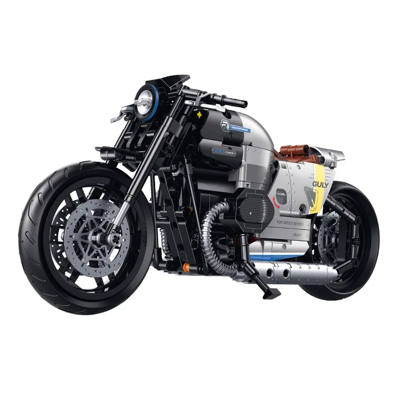 60534-35 คอมมานเดอร์ โบมา ตัวต่อประกอบรูปแบบรถมอเตอร์ไซค์ ของเล่นเด็กผู้ชาย