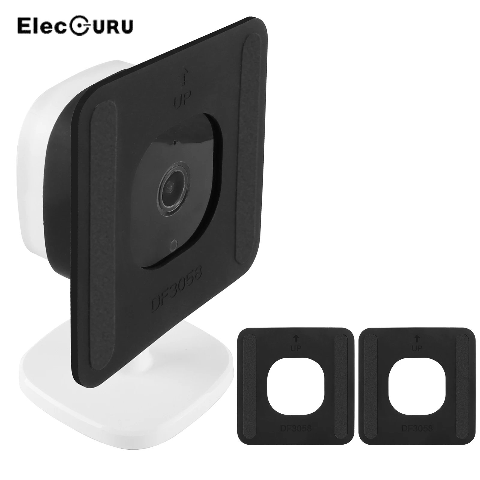 Silicone Glass Mount Bracket for Eufy Indooor C24,VHB Tape Stick On Install No Mess No Driling Security Camera Holder