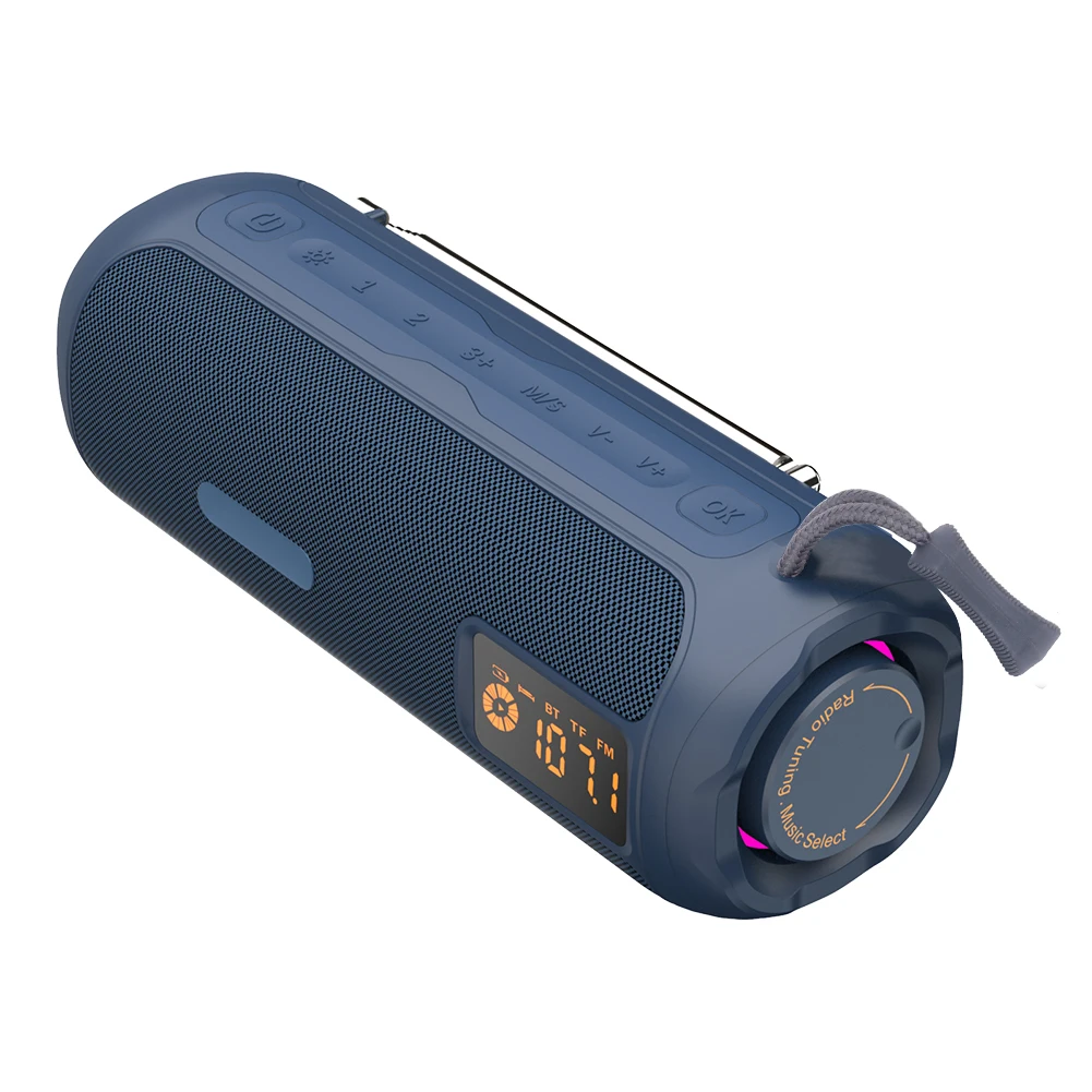 

10W Bluetooth-Compatible Speaker with Card Insert AM FM Radio Portable Outdoor Speaker Portable Radio for Home Kitchen Outdoor