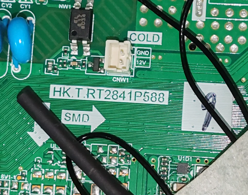 HK.T.RT2841P588 placa base de TV de red WiFi 36-41V 600MA prueba bien el nuevo producto