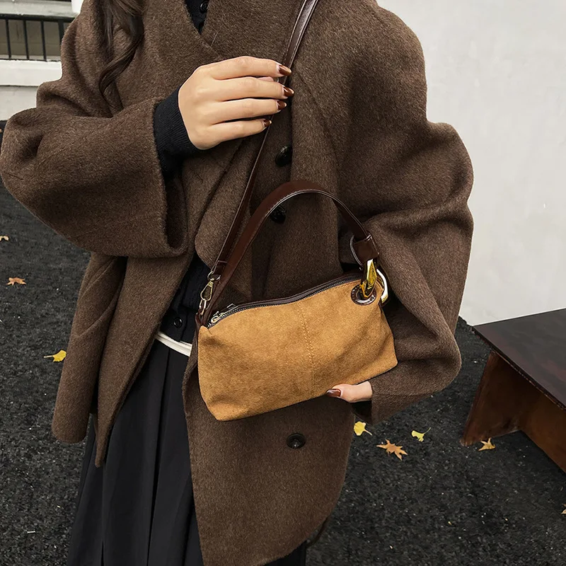 حقيبة وسادة نسائية فاخرة لعام 2025، محفظة كتف متعددة الاتجاهات من الجلد الطبيعي، حقيبة كلاسيكية للتنقل والمواعدة في العمل #2