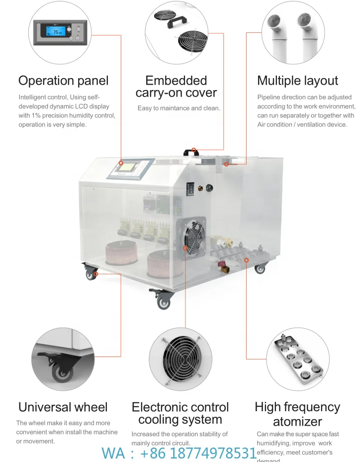 

Acceptable 110mm* 3pcs 220V/50HZ 7-15days Provided CN;ZHE 70kgIndustrial Ultrasonic Humidifier Mist Maker Fogger for Grow House