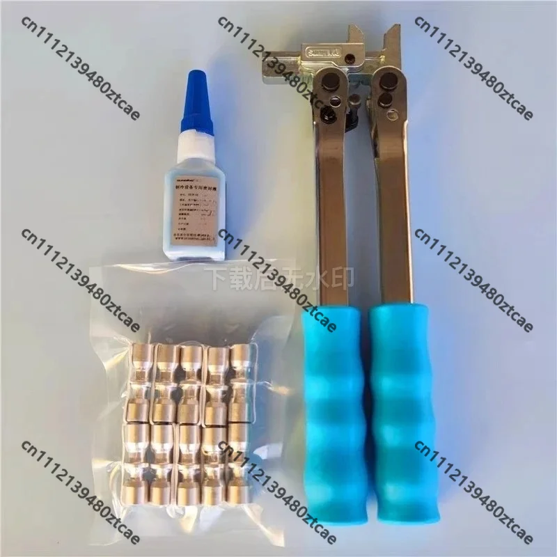 

Flameless Refrigerator Repair Tool Set, Welding Free Composite Ring Sealing Kit, Refrigerant Pipe Press Plier Sealing Liquid