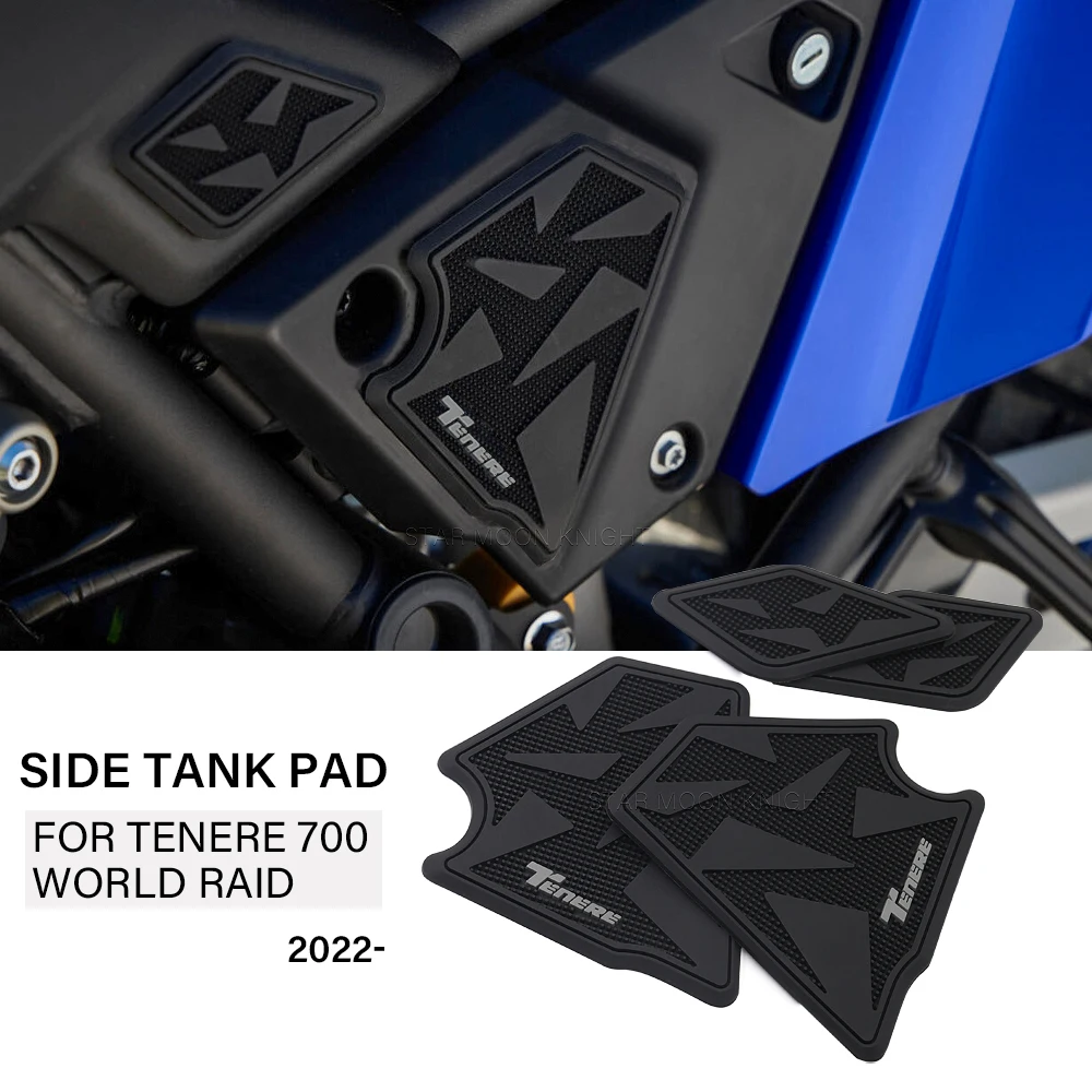 Motorcycle Fuel Tank Stickers For YAMAHA Tenere 700 Tenere700 World Raid Hold 700 2022- Sticker Protector non slip Tank Pad