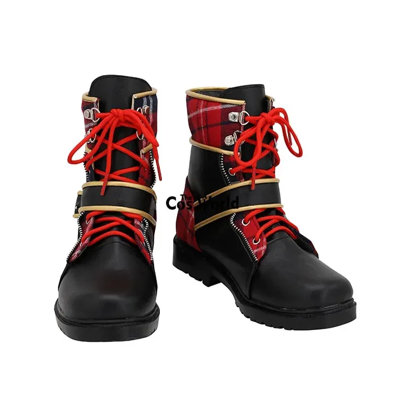 

Twisted Wonderland Epel Felmier Games Customize Cosplay Low Heels Shoes Boots