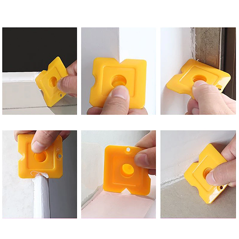 4pcs Glass Cement Scraper Sealant Grout Remover Tool Home Finishing Caulking Tools Home Cleaning Hand Spatula Tool