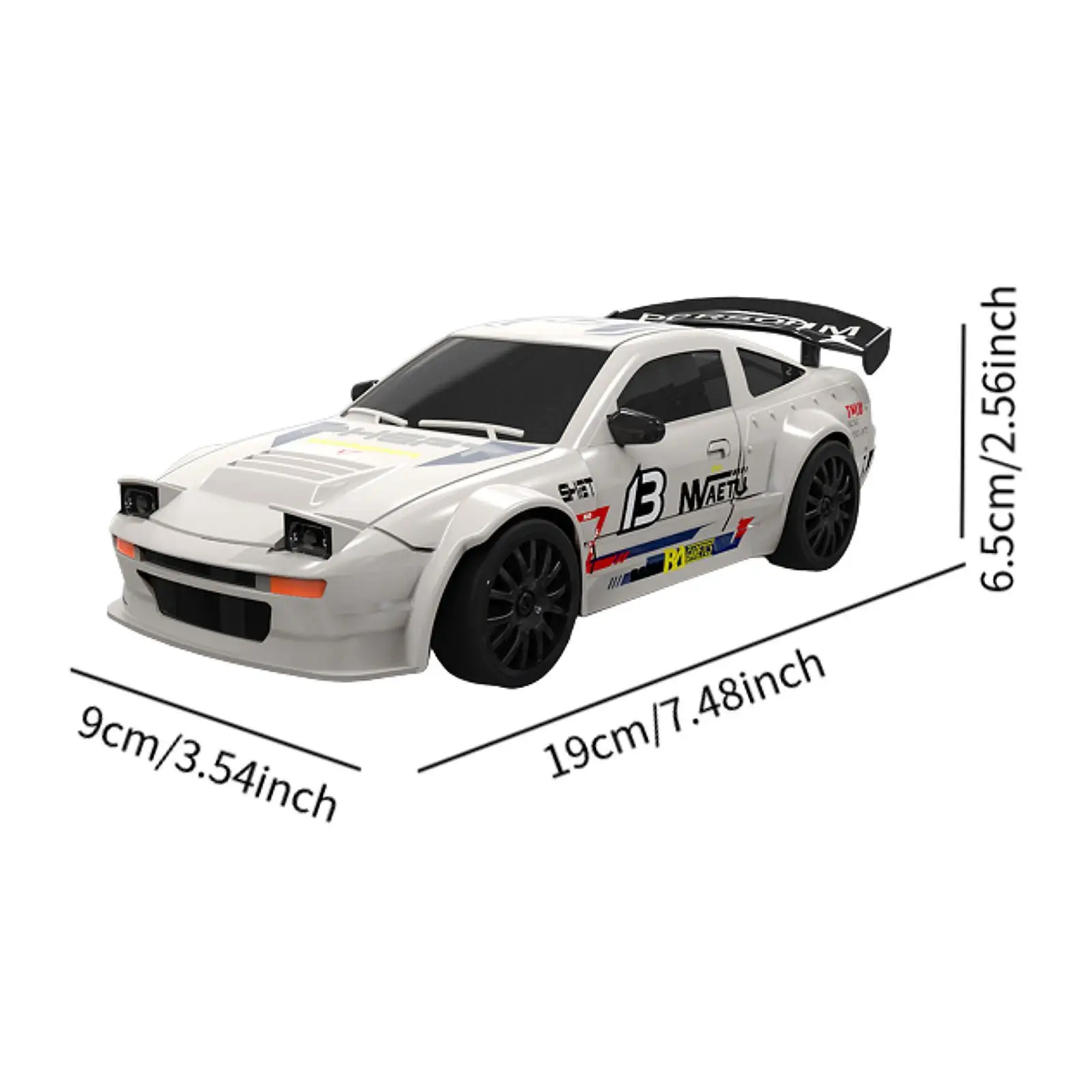 1:24 RC Drift Model Auto 4WD Drifting Tire Sport Raceauto Afstandsbediening Auto voor