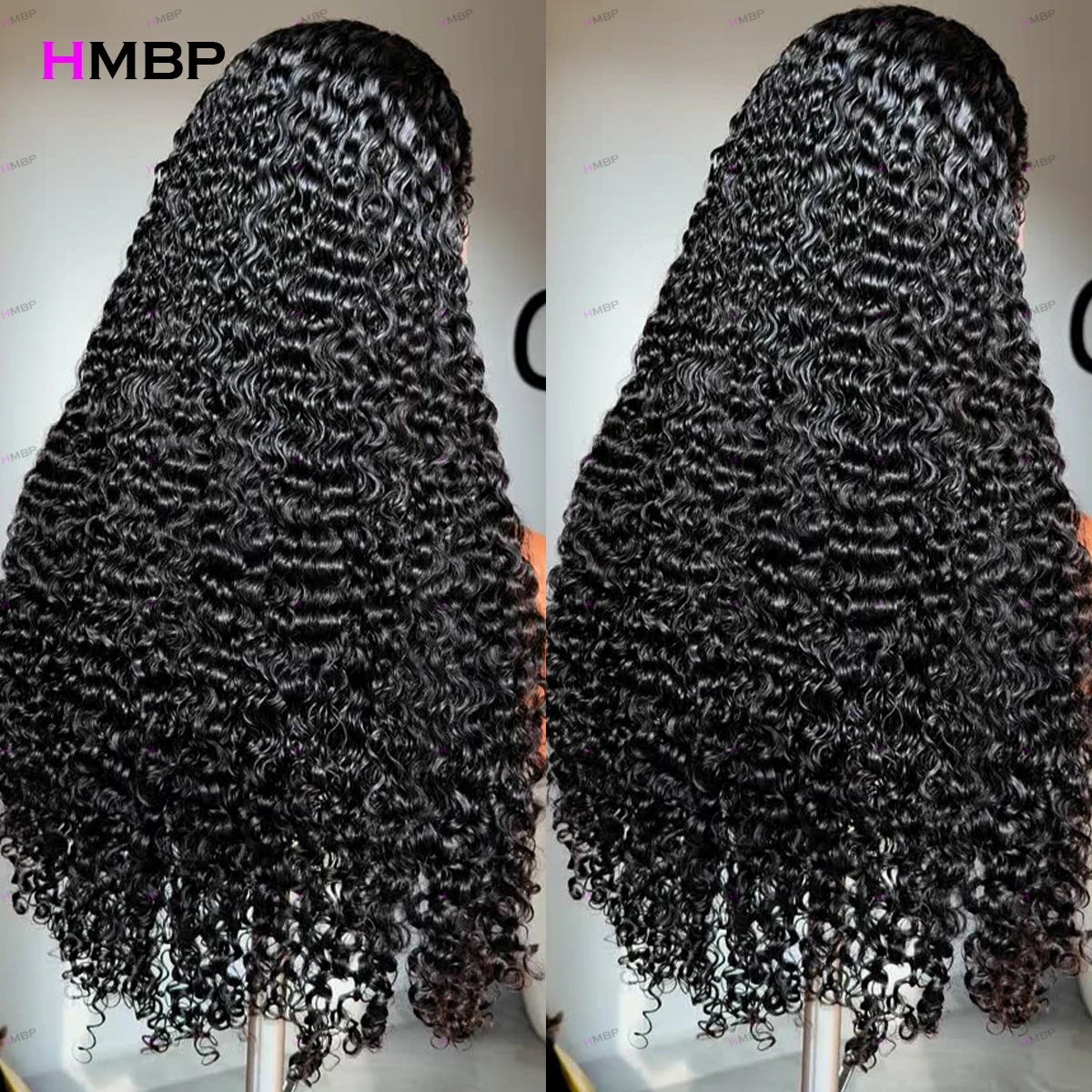 

Бесклеевой парик, плотность 450, Джерри, вьющиеся человеческие волосы, парик Wear And Go 13x6 HD, прозрачный парик спереди, предварительно выщипанные волосы Remy HMBP