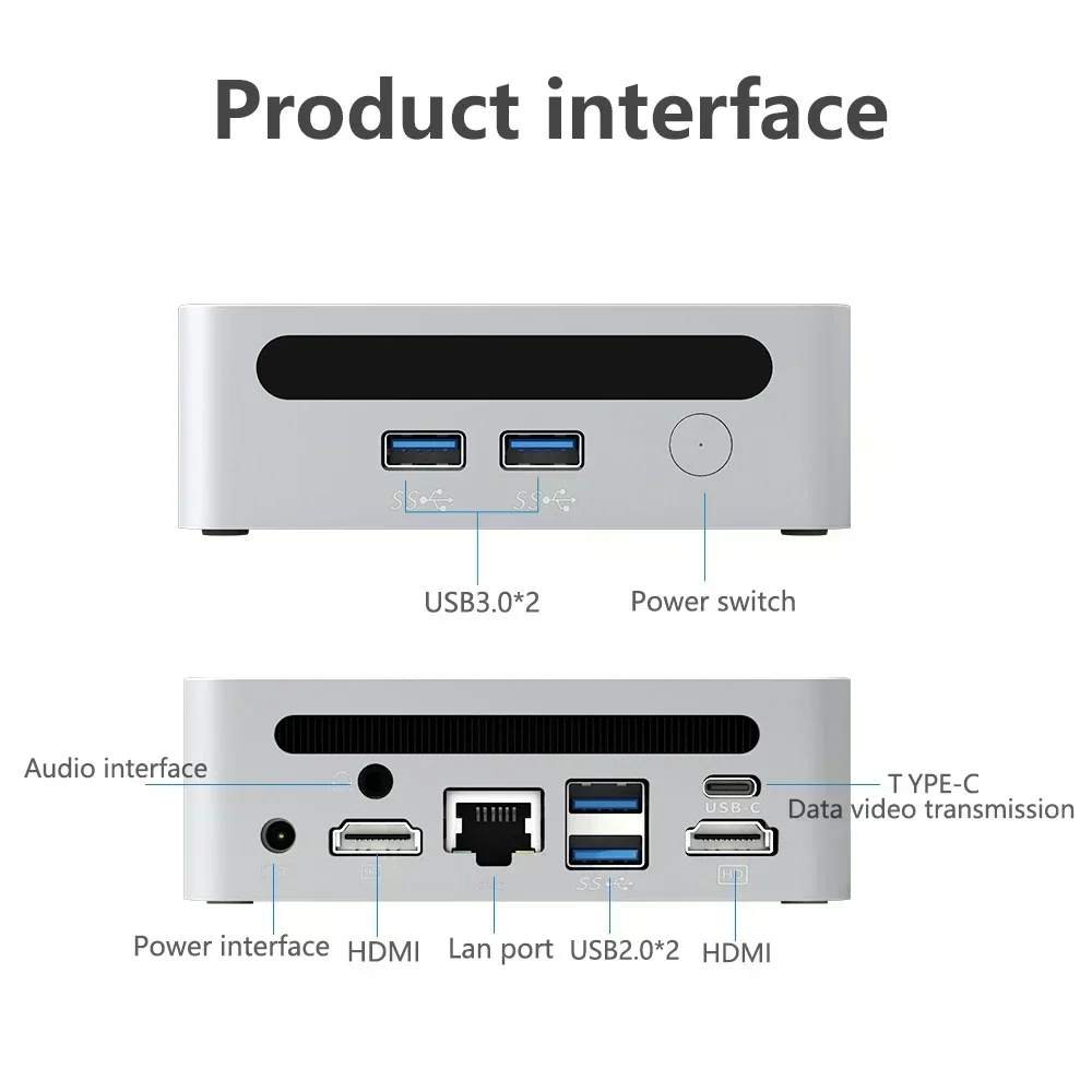 SZBOX Ryzen 7 5825U 5800H 4800H 7530U 4700U 5600H كمبيوتر صغير WiFi6 BT5.2 ويندوز 11 DDR4 3200Mhz NVMe SSD كمبيوتر مكتبي للألعاب