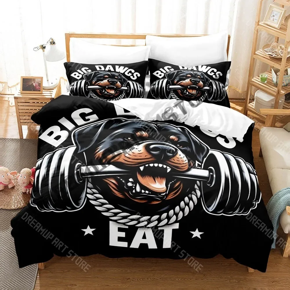 

Комплект постельного белья с 3D принтом Big Dawgs Single Twin Full Queen King Size, комплект постельного белья для взрослых и детей, комплекты пододеяльников для спальни, простыня в стиле аниме
