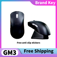 LEOBOG GM3 Wireless Mouse GM3SE GM3Pro Three Mode PAW3311 Ergonomics Lightweight Customize Bluetooth Mouse Laptop Accessories