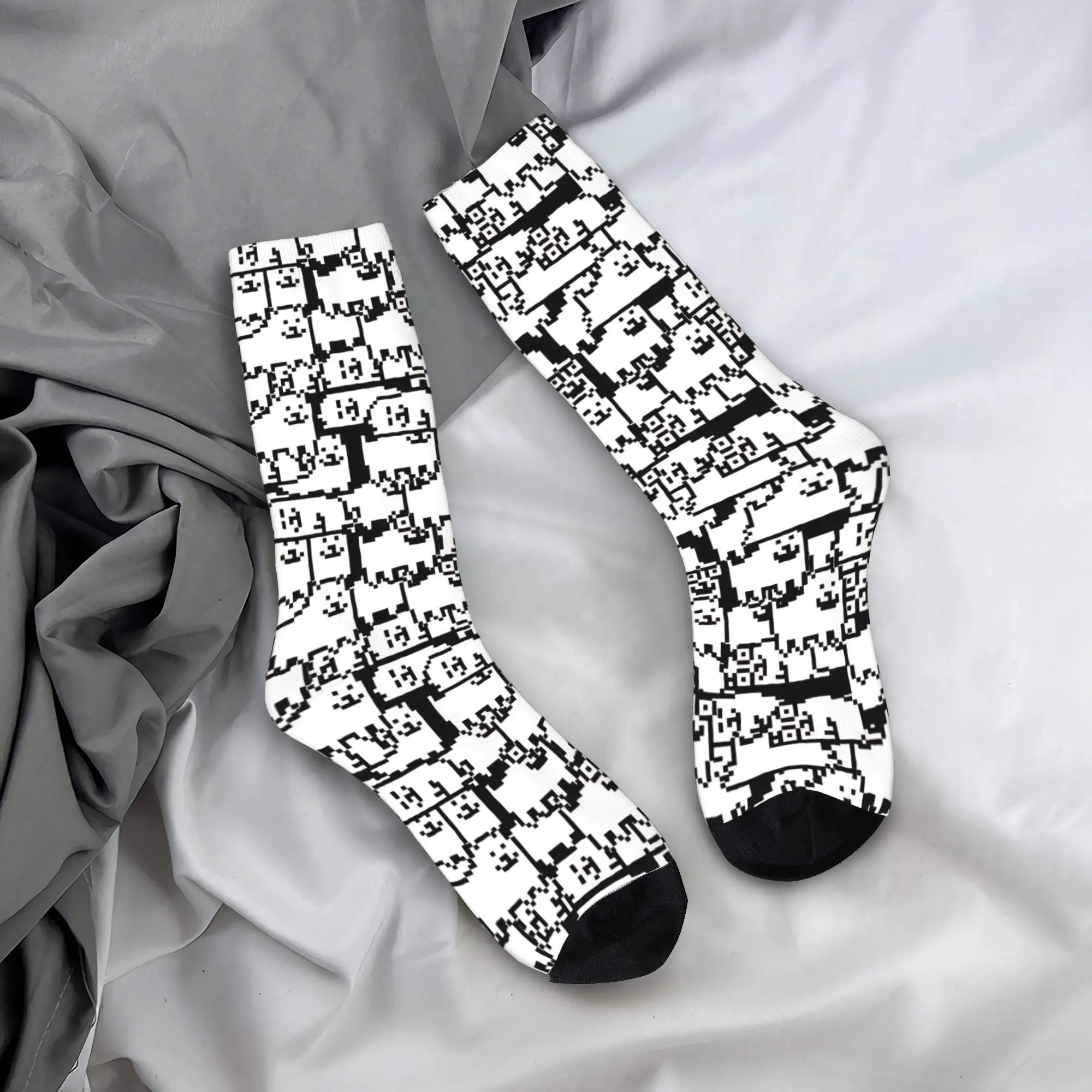 

Раздражающие чулки с рисунком собаки Undertale, готические носки, осенние носки против пота, мужские мягкие дышащие носки для бега