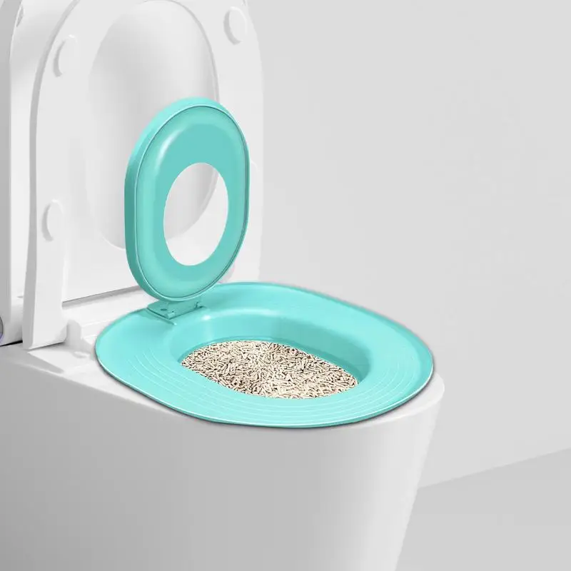 

Cat Toilet Trainer Kit Kitten Potty Seat Teacher Multifunctional Reusable Cat Toilet Trainer Seat Kit For Daily Potty Learning