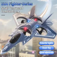 2025 JJRC H128 Eva Drone Stunt Rolling Surround Flying Aircraft Toy Electric Model Remote Control FIghter Toys