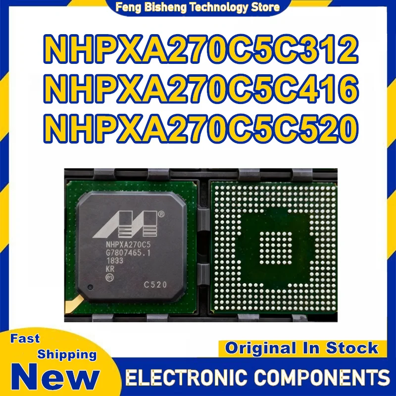 

NHPXA270C5C312 NHPXA270C5C416 NHPXA270C5C520 BGA356 микросхема 100% новый оригинал на складе
