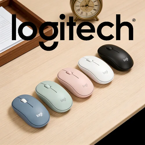 Imagen 1 del producto Ratón Inalámbrico Logitech Pebble M350 de Modo Dual con Clic Silencioso para Oficina, Escuela y Hogar