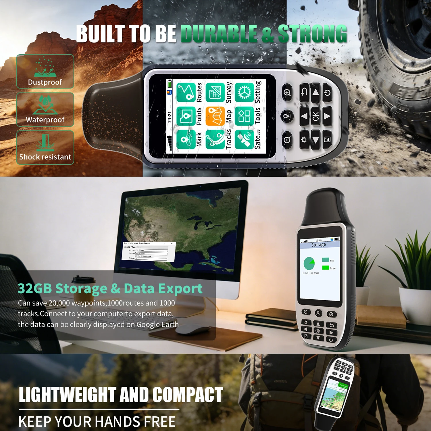 Precision Handheld GPS 5