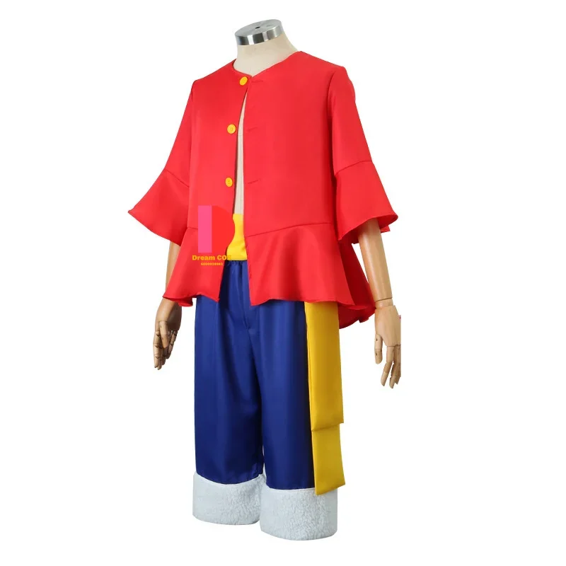 حار أنيمي لوفي تأثيري ازياء القرد D تأثيري الدعاوى القبعات هالوين للنساء الرجال الاطفال كوس السراويل العليا الهدايا #   1 #   د.