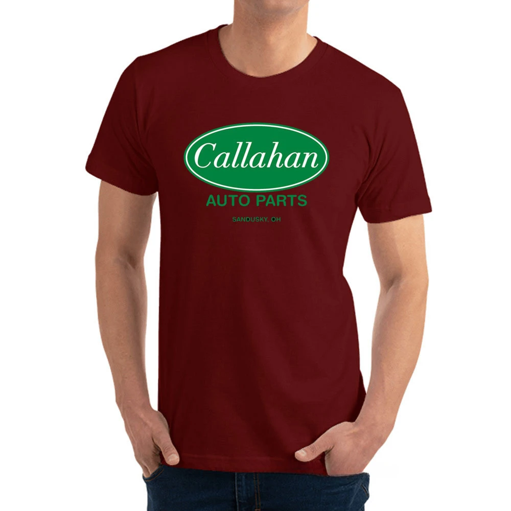 Callahan Auto Parts Plain Short Sleeve Printed Top T-shirts Cotton Fabric Crew Neck Man T Shirt Tops T Shirt Father Day