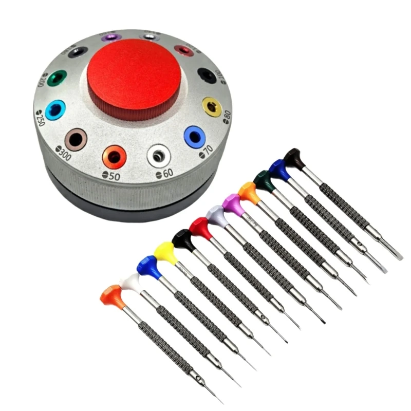 

12 Piece Anti Slip Accuracy Rotary Screwdriver Set With Ergonomic Handle For Professional And Home Repairs